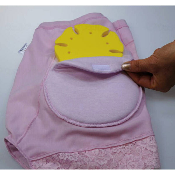 ピーチアイパンツ プロテクターセット ピンク S M L 婦人用 とみ 介護用品 衝撃吸収パンツ ヒッププロテクター 衝撃緩和