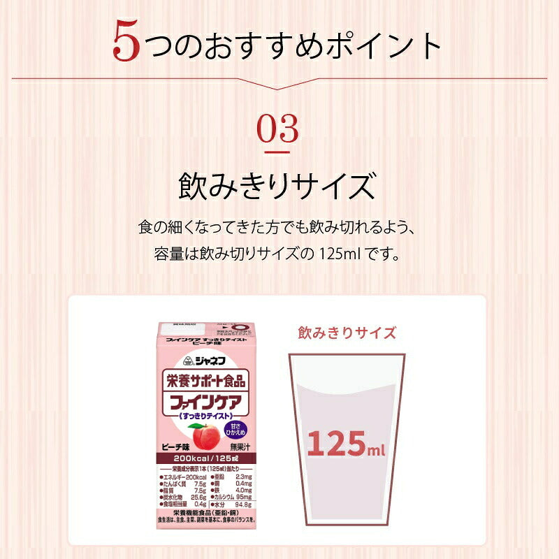 ファインケアシリーズ 栄養補助食品 高齢者 介護食 ドリンク 高カロリー キユーピー ジャネフ  5種セット 水分補給 低栄養 食欲不振 おやつ デザート お試し