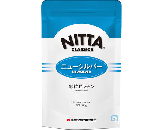国産 ゼラチン 顆粒 ニューシルバー 123　500g 新田ゼラチン 顆粒タイプ 介護食 介護食品