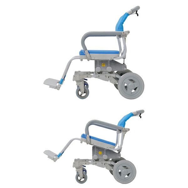 (法人様限定 代引き不可) 楽チル O型シート ヘッドレストなし RT-001 ウチヱ (お風呂 椅子 浴用 シャワーキャリー 背付き 介護 椅子) 介護用品