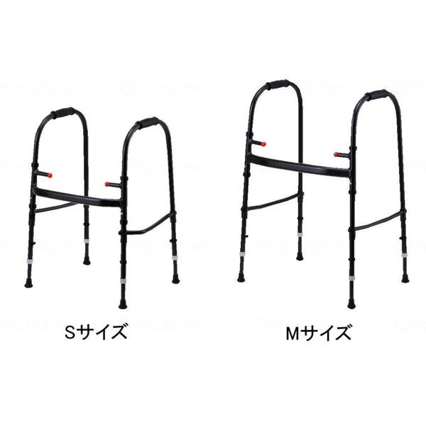 (代引き不可) MgウォーカーIII型 S M 田辺プレス (歩行器 超軽量 歩行訓練 折りたたみ) 介護用品