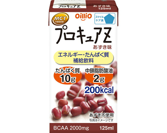 プロキュアZ あずき味 125mL 日清オイリオグループ 高カロリー食品 高齢者 介護食 ドリンク 流動食 栄養補助食品 食欲不振 介護食品
