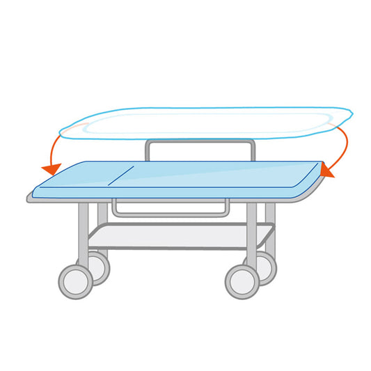 フェルラック ストレッチャーカバー 20枚入 / 076971 吸水/防水タイプ 竹虎 ヒューマンケア事業部 介護用品