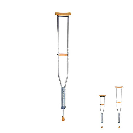 杖 ステッキ クラッチ アルミ製松葉杖 MT-S　MT-M　MT-L マキテック 介護 歩行補助 介護用品