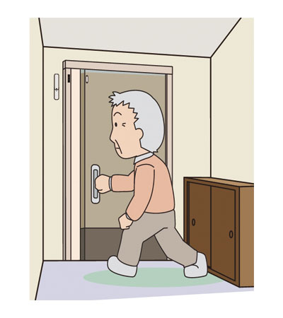 (施設・法人様送り限定)(代引き不可) 徘徊お知らせ開見(あけみ)ちゃん HCS-115(KE) 携帯型受信機セット 竹中エンジニアリング 介護用品