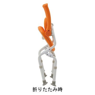 パナソニック シャワーチェア ［ユクリア］ コンパクトSPおりたたみN PN-L41321  (介護用 風呂椅子 お 風呂 椅子 カビ にくい  チェア 折りたたみ 浴室 椅子 コンパクト 椅子 肘掛け椅子) 介護用品