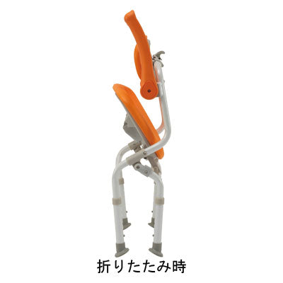 パナソニック シャワーチェア ［ユクリア］ ワイドSPワンタッチU型おりたたみN PN-L41521  (介護用 風呂椅子 お 風呂 椅子 カビ にくい  チェア 折りたたみ 浴室 椅子 ゆったりサイズ 肘掛け椅子)