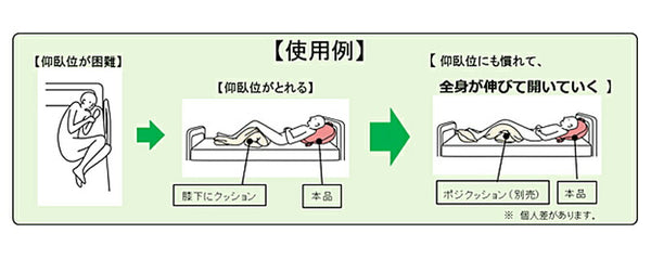 ハバック 上向き寝枕 HB-UE 丸井商事 (枕 介護 クッション 姿勢 クッション) 介護用品