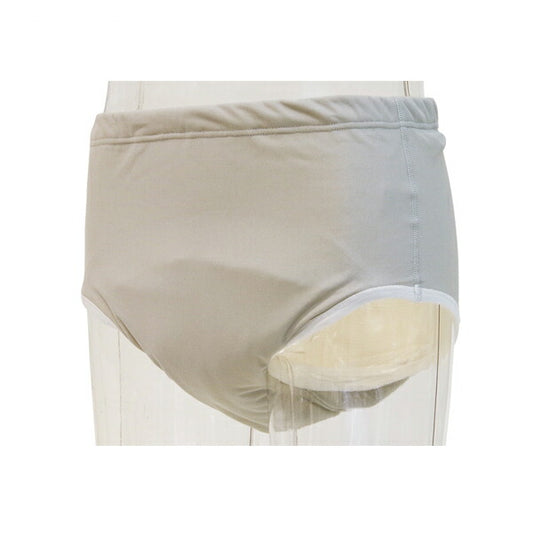 デラックス安心ブリーフ300 紳士用 070-500017-00 グレー 川本産業 (男性用失禁パンツ 尿漏れパンツ 吸水量300cc) 介護用品
