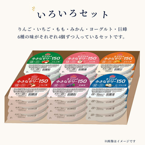 介護食 ハイカロリーゼリー エンジョイ小さなゼリー150 いろいろセット 6種×4個 森永乳業クリニコ ゼリー 詰め合わせ 介護 食 高 カロリー ゼリー 高齢者 食欲不振 栄養補助食品