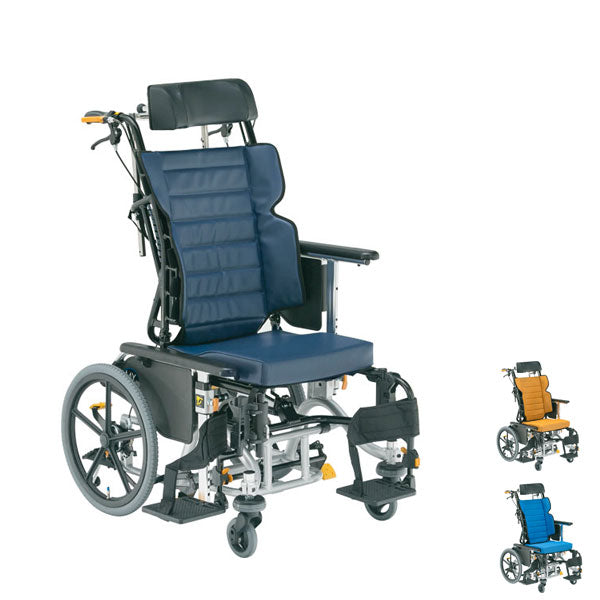 代引き不可 (法人送料無料) 介助用車いす マイチルトリジット MH-RD3D 松永製作所