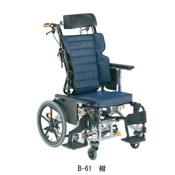 代引き不可 (法人送料無料) 介助用車いす マイチルトリジット MH-RD3D 松永製作所
