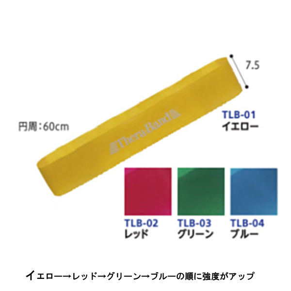 セラバンドループ TLB-01 イエロー D&M トレーニング トレーニングラバー 体幹 バランス 介護 介護用品