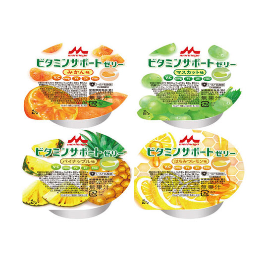 介護食 ビタミンサポートゼリー いろいろセット 0653251 78g×（4種×6）森永乳業クリニコ  (栄養補助食品 介護 介護食) 介護用品