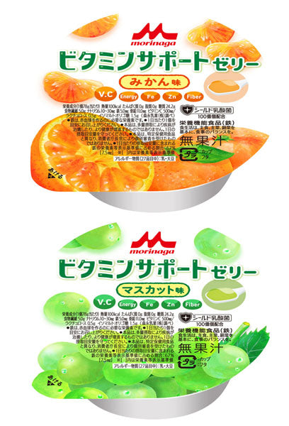 【おまけつき】介護食 ビタミンサポートゼリー いろいろセット 0653251 78g×（4種×6）森永乳業クリニコ  (栄養補助食品 介護 介護食) 介護用品
