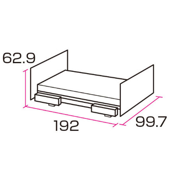 (代引き不可・個人宅限定) パラマウントベッド レント 1モーター (背タイプ) 91cm幅 ミニ KQ-68121 KQ-68122 KQ-68123 (日・祝日配達不可 時間指定不可) 介護用品