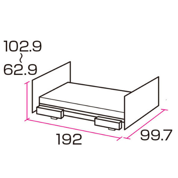 (代引き不可・個人宅限定) パラマウントベッド レント 1モーター (高さタイプ) 91cm幅 ミニ KQ-68021 KQ-68022 KQ-68023 (日・祝日配達不可 時間指定不可) 介護用品