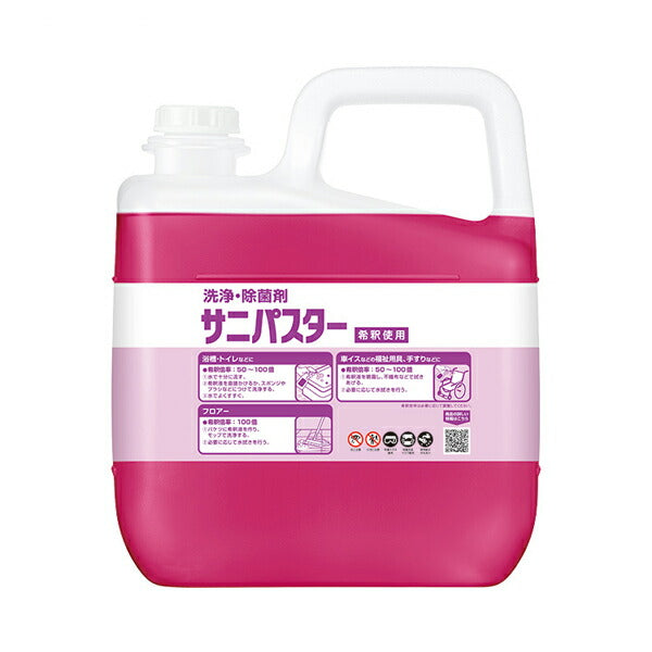 洗浄 除菌剤 サニパスター 31784　5kg サラヤ 清掃 除菌 介護用品