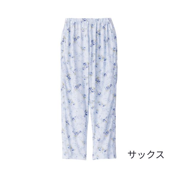 介護用パジャマ 婦人 フルオープン洗い替えパンツ 89270 ケアファッション 介護パジャマ 介護 パジャマ 介護服 寝巻き 高齢者 女性 介護用 おむつ交換 寝たきり