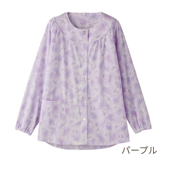介護用パジャマ 婦人 やさしさパジャマ 上衣 大きめボタン ケアファッション 介護パジャマ 介護服 病院着 病衣 寝巻き 高齢者 女性 介護ねまき 介護用品