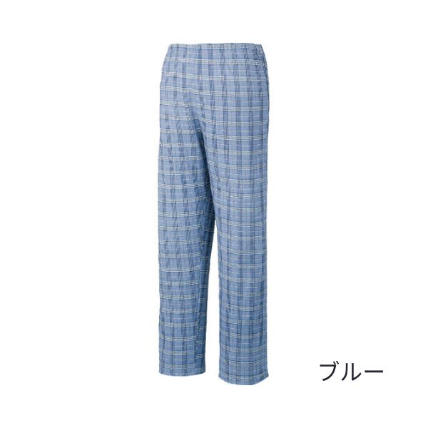 介護用パジャマ 紳士 フルオープン洗い替えパンツ 89457 ケアファッション 介護パジャマ 介護 パジャマ 介護服 寝巻き 高齢者 男性 介護用 おむつ交換 寝たきり