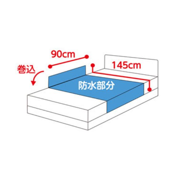 防水シート 介護 日本製 スムース防水シーツ(大) ケアファッション 防水シーツ ラバーシーツ おねしょシーツ 介護シーツ 介護防水シート 介護用品