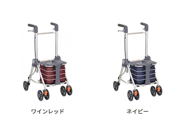 シルバーカー シニア 散歩 おしゃれ カート テイコブリトルワゴンミニ WAW21 幸和製作所 (介護 歩行車 折りたたみ) 介護用品 軽量 コンパクト 歩行補助 買い物 ショッピングカー 老人車 手押し車 介護 人気 送料無料 高齢者