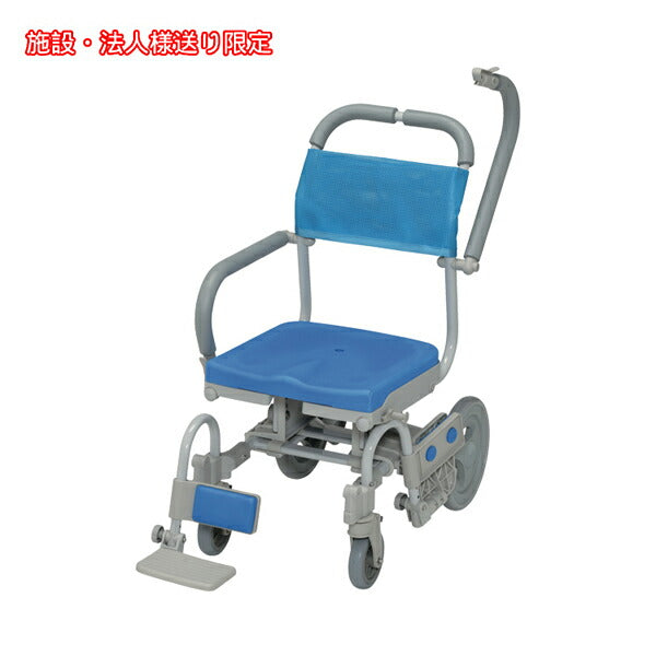 (法人様限定 代引き不可) シャワーラクV SWR141 穴無しシート ウチヱ (お風呂 椅子 浴用 シャワーキャリー 背付き 介護 椅子) 介護用品