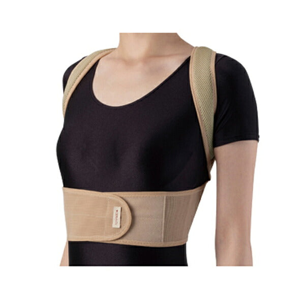 肩甲骨ストレッチベルト 042032002 042032003 042032004 ベージュ セルヴァン サポーター 肩甲骨 肩 背中 ストレッチ 介護 介護用品