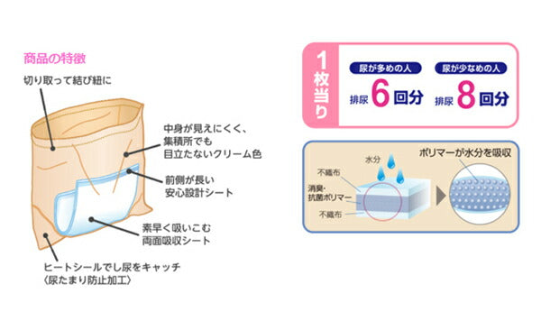 (トイレ処理袋 おむつ処理袋セット) トイレ処理袋 長時間用 YS-292 20枚入 総合サービス おむつが臭わない袋BOS 大人用 箱型 L 90枚入 クリロン化成 介護用品 まとめ買い