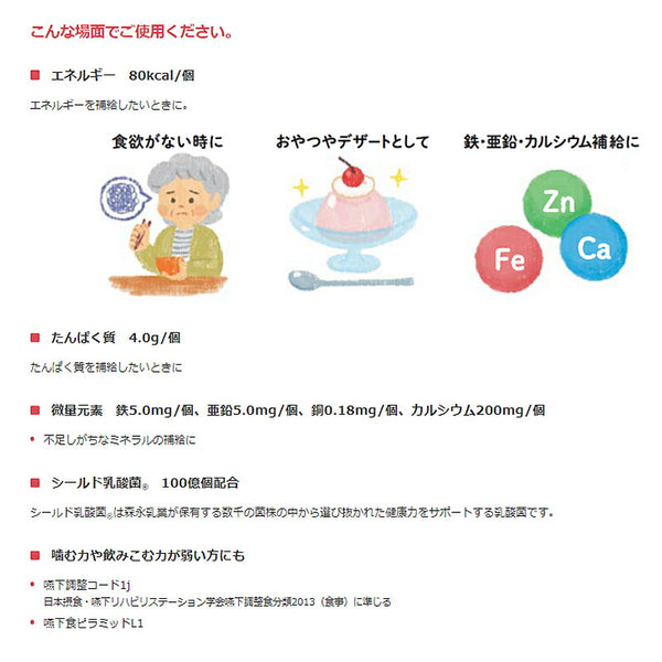 高カロリーゼリー ハイカロリーゼリー エンジョイカップゼリー いろどりセット 70g×（8種×3個）0655419 森永乳業クリニコ 栄養補助食品 嚥下食 介護食品