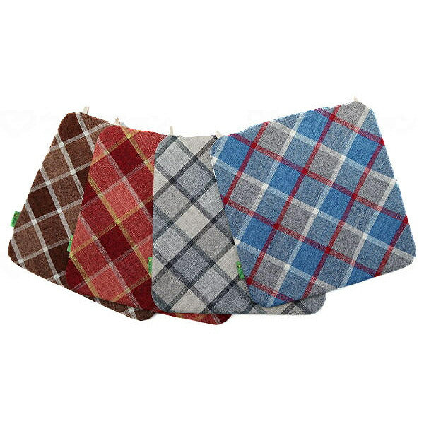 どこでも防水座布団 チェック柄 42×42cm MT-8011 丸田シャツ 介護 防水 通気性  介護用品