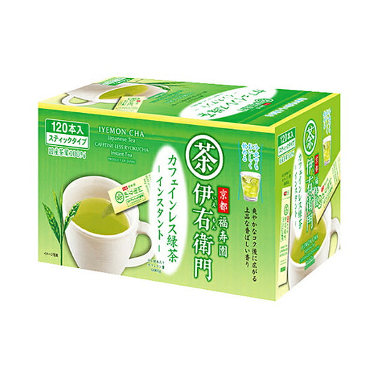 介護食 粉末 飲料 個包装 伊右衛門 カフェインレス緑茶 インスタント スティック 0.8g×120本 宇治の露製茶 水分補給 飲み物 介護用品