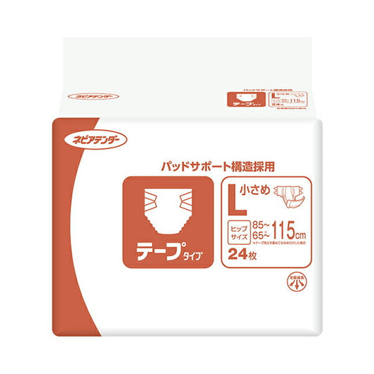 Gテープタイプ 小さめL 46400→46401 24枚 王子ネピア (介護 排泄 紙おむつ テープタイプ) 介護用品