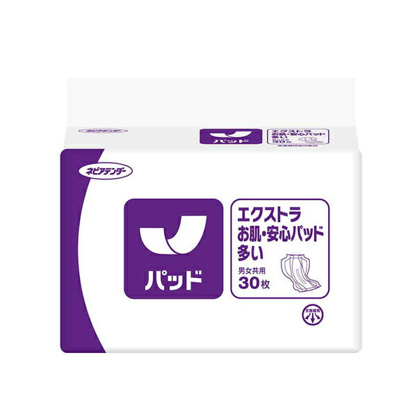 テンダー エクストラ お肌安心パッド 多い 48300 30枚 王子ネピア (尿ケア 介護 パッド) 介護用品