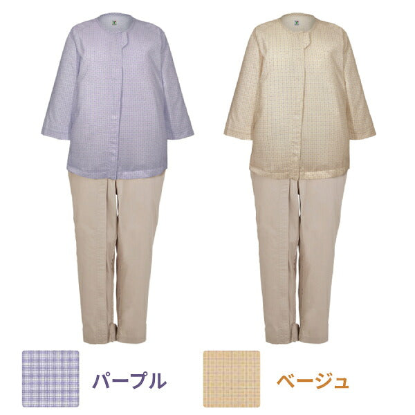 フドーねまきD スリーシーズン 107232 竹虎 ヒューマンケア事業部 介護用寝巻き つなぎ服 パジャマ 介護用品 介護 つなぎ 寝たきり 介護用つなぎ服パジャマ  介護用パジャマ 介護服 介護用 男女共用 高齢者 介護 いたずら防止 フルオープン 病院 高齢者 おむついじり防止