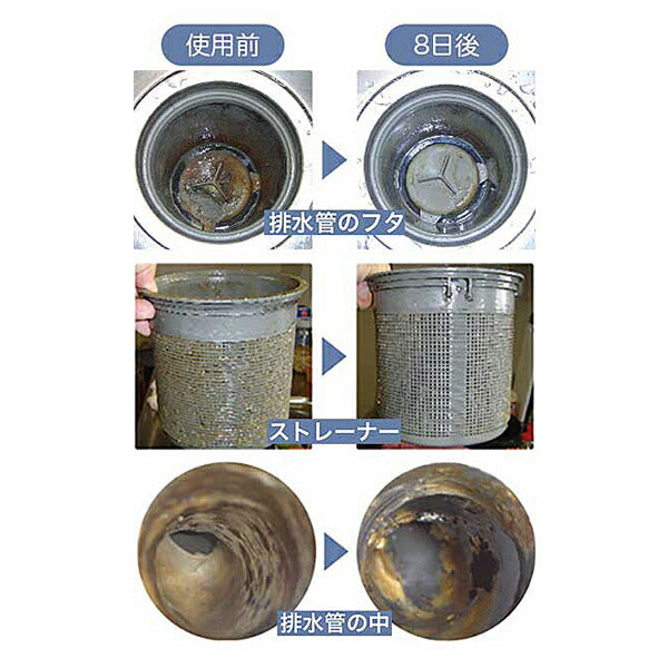 ヌメリのち晴れ 排水管用 50錠 ビッグバイオ 排水管 ヌメリ ニオイ 分解除去 介護用品