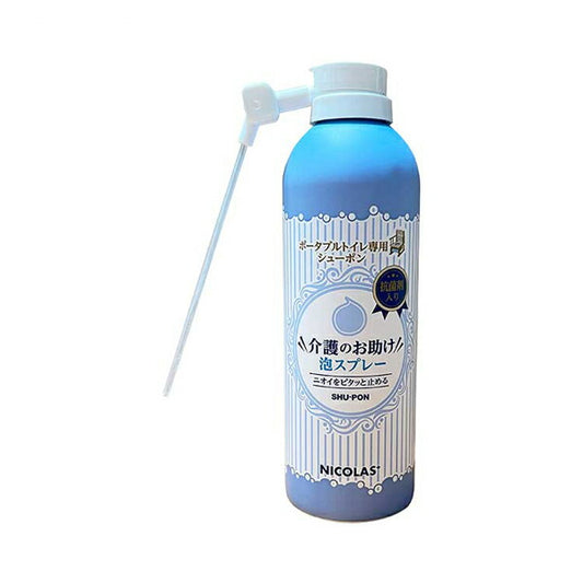 介護のお助け泡スプレー ポータブルトイレ専用シューポン 300mL ニコラス 介護 消臭 介護用品