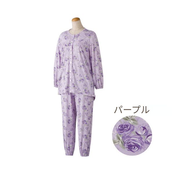 介護用パジャマ 婦人 大きめボタンのびのびストレッチパジャマ ケアファッション 介護パジャマ 介護服 病院着 病衣 寝巻き 高齢者 女性 介護ねまき 介護用品