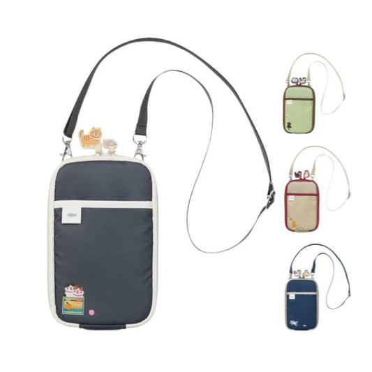 訪問介護 バッグ 訪問バッグ 看護 にゃんシーン ショルダーポーチ A2225 LIHITLAB（リヒトラブ）介護士 介護職 職員 ショルダーバッグ