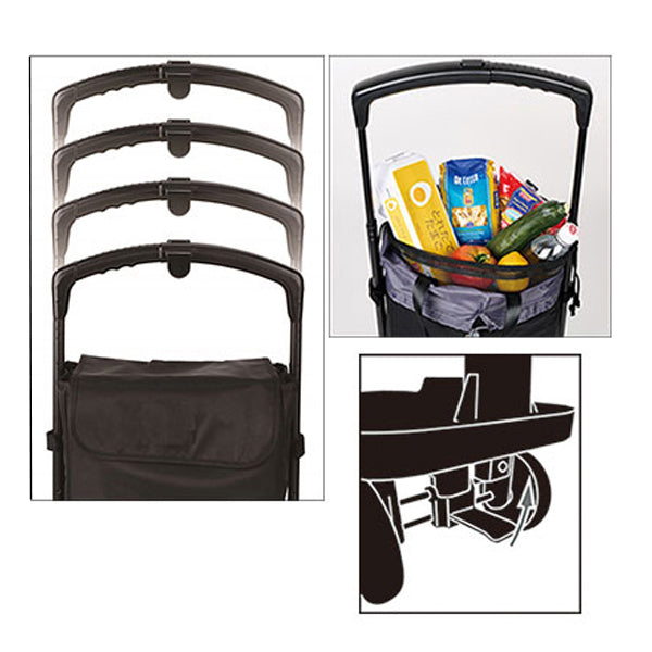 ウォーキングカート サイドカートR-1 WB5307 フジホーム 介護 ショッピング 介護用品