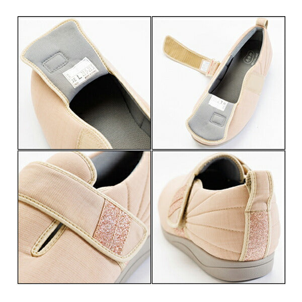 介護靴 おしゃれ 室内 シューズ 女性用 レディース ダブルマジックIII凛 7055　7E 両足販売 徳武産業 あゆみシューズ 介護用品 母の日 敬老の日 プレゼント