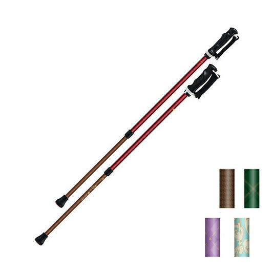 杖 つえ ステッキ おしゃれ もっと安心2本杖 2本1組 650210 シナノ 介護 歩行補助 介護用品