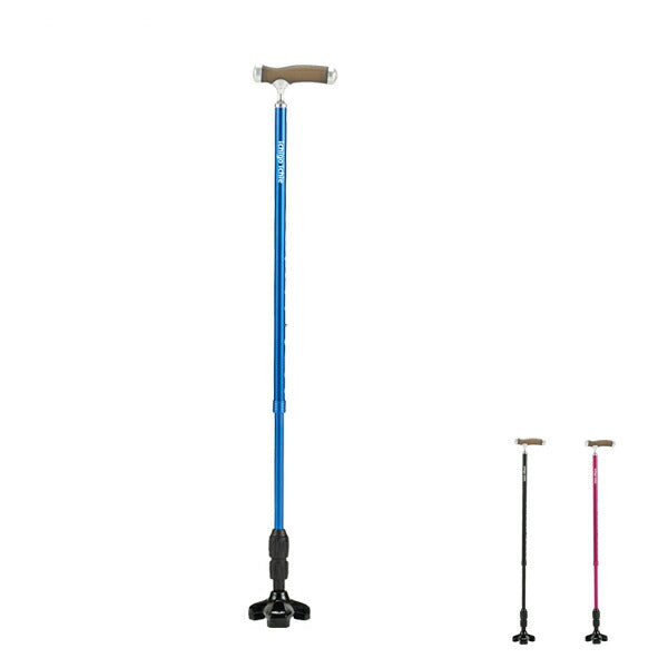 杖 ステッキ もっちートリプル ASG-G3BK マキテック 介護 多点 3点杖 介護用品