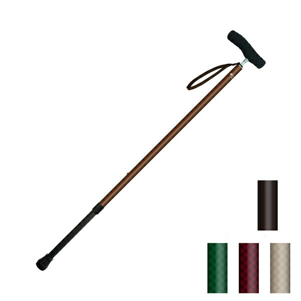 杖 つえ ステッキ おしゃれ ソフトグリップ SOFT-GA 602032 シナノ 介護 伸縮式 歩行補助 介護用品