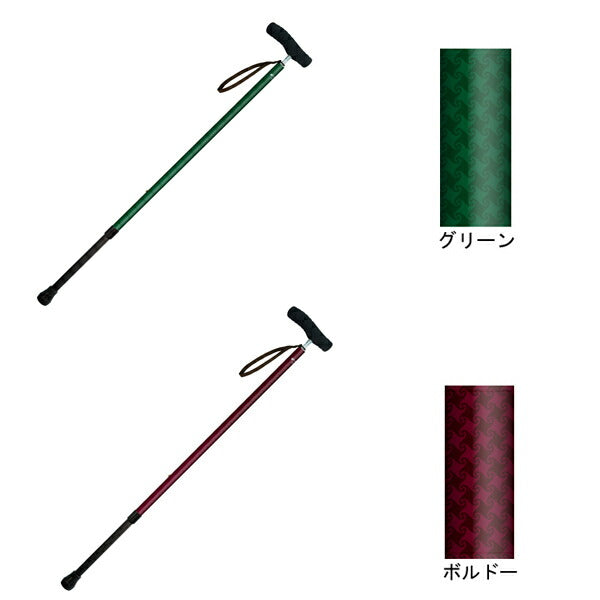 杖 つえ ステッキ おしゃれ ソフトグリップ SOFT-GA 602032 シナノ 介護 伸縮式 歩行補助 介護用品