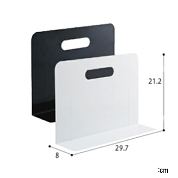 ブックエンド・ワイドタイプ マグネット付 A7352-24　A7352-0 LIHITLAB (リヒトラブ) 介護 施設 便利用品 日常生活 介護用品