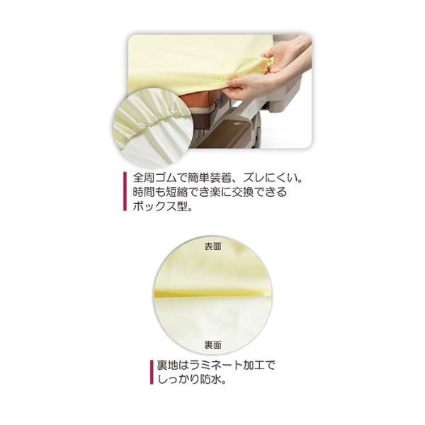 防水シーツ 介護 ラバーシーツ 全面防水シーツ ボックス型 102144 竹虎 ヒューマンケア事業部 おねしょシーツ 防水シート 介護シーツ 介護用品