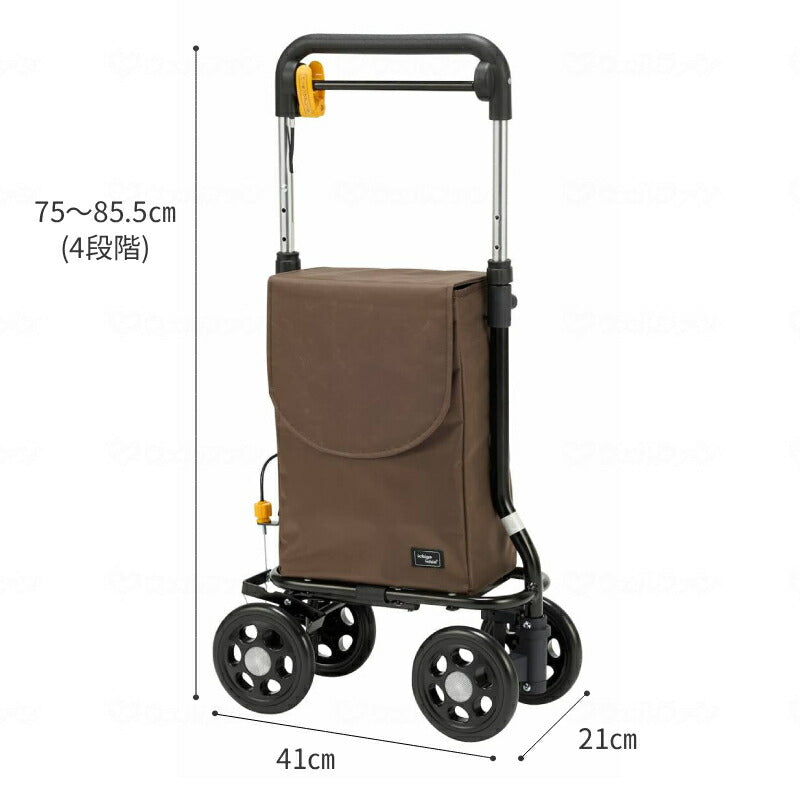 横押しカート サポキャリーボックス マキテック 右手専用 キャリーバッグ ウォーキングカート ウォーキングキャリー 介護用品