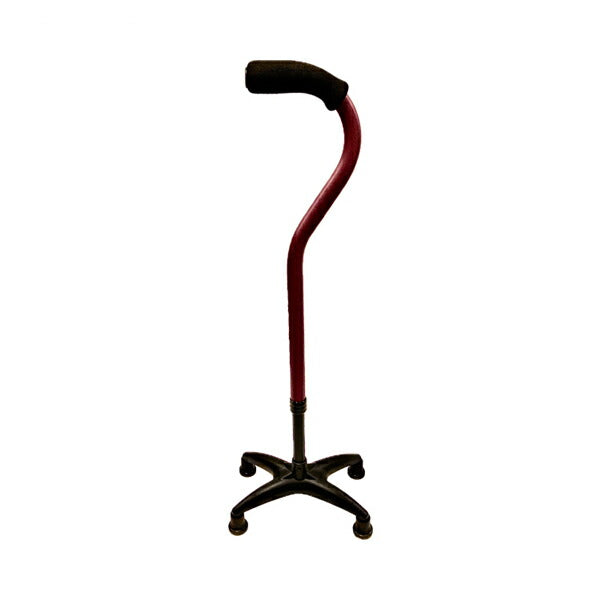 杖 ステッキ マグネシウム四点杖Neo (ネオ) WB5324 バーガンディ フジホーム 介護 多点 4点杖 歩行補助 介護用品